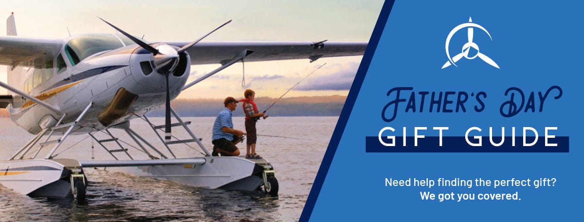 Gift Guide banner with pilot accessories