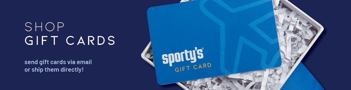 Gift Cards banner with gift card on a box
