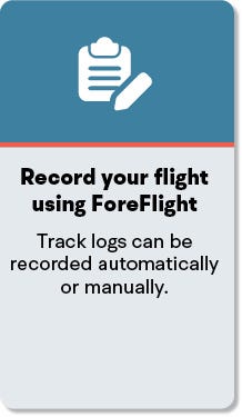 Record your flight using ForeFlight Track logs can be recorded automatically or manually