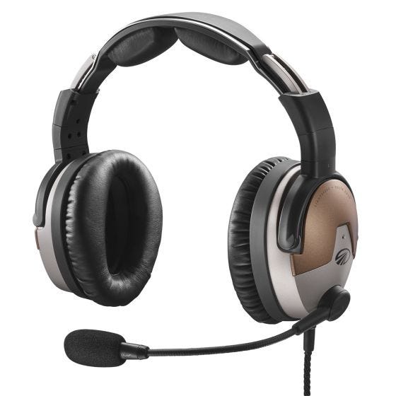 Close-up of Lightspeed Delta Zulu headset on white background Close-up of Lightspeed Delta Zulu headset on white background