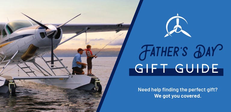 Gift Guide banner with pilot accessories