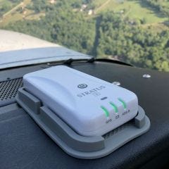 Stratus 3 on plane dash 